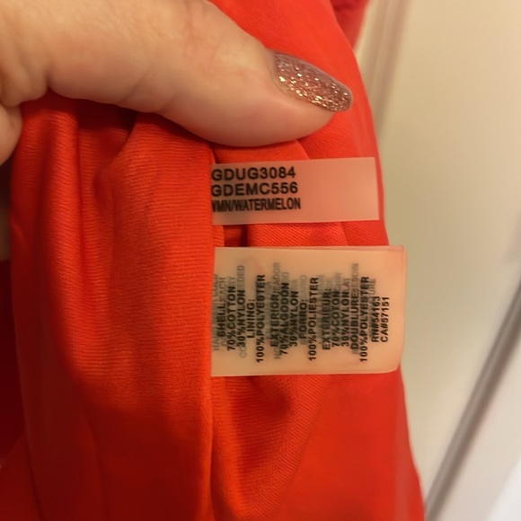 SOLD EUC size 12 Guess sexy flirty orange dress - Picture 4 of 7